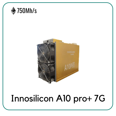 Innosilicon A10 Pro+ 750MHS 7GB Ethash Miner - Bitcoin Kacpara | Bitmain Antminer S17 53Th